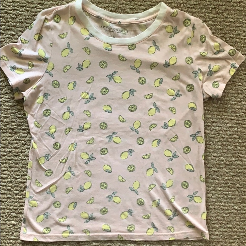 Aeropostale Lemon Graphic T